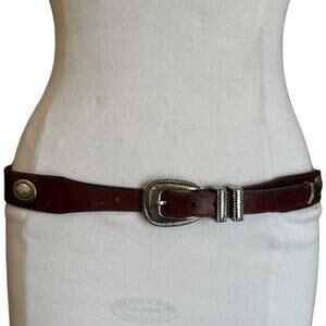 Vintage Latigo Braided Leather Belt